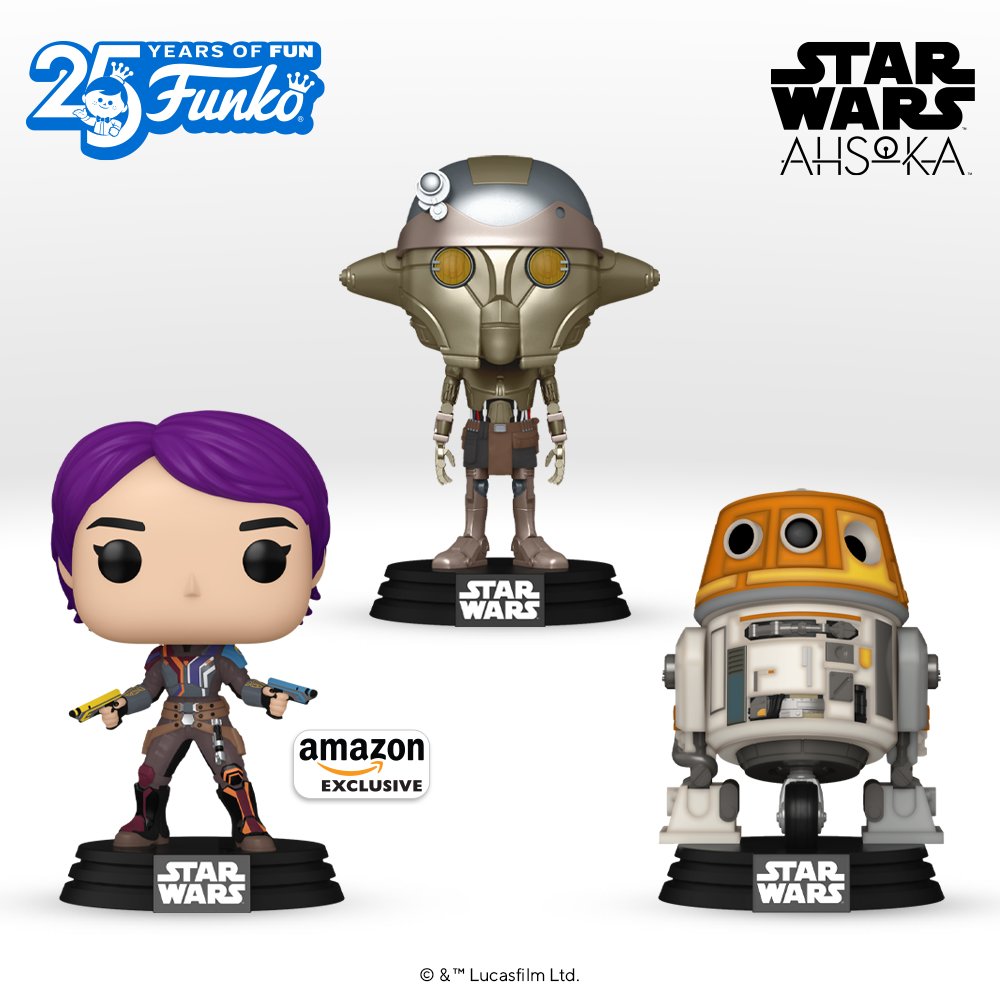 The Blot Says...: Ahsoka Pop! Star Wars Series 1 Vinyl Figures by